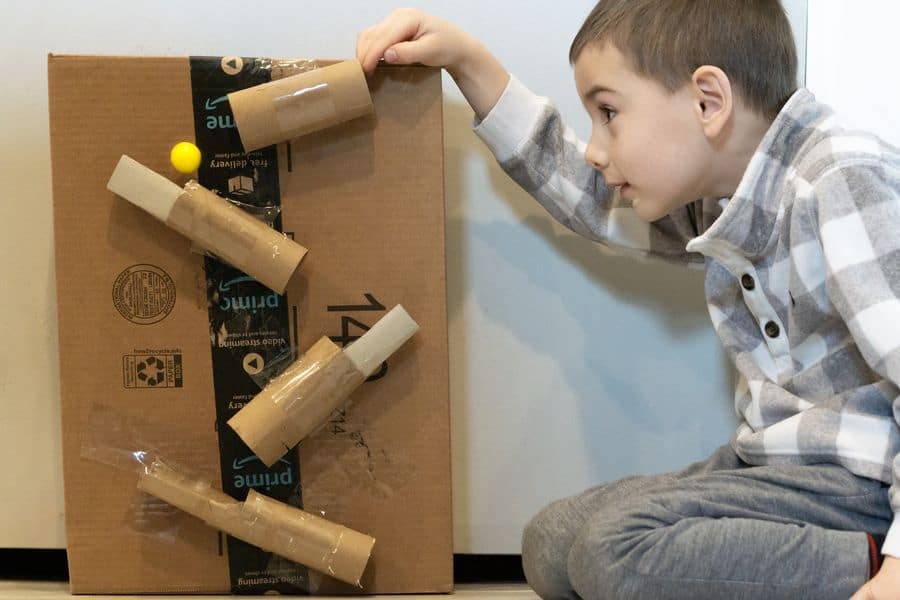 Marble Run 欧美巨大另类极品videosbest Activity with Toilet Paper Rolls