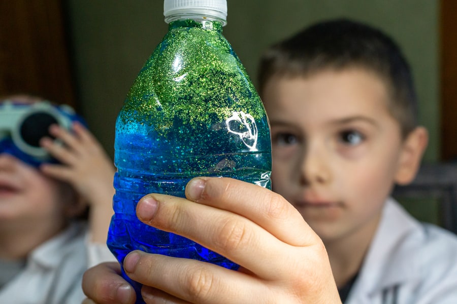 Plastic Bottle Sensory Jar