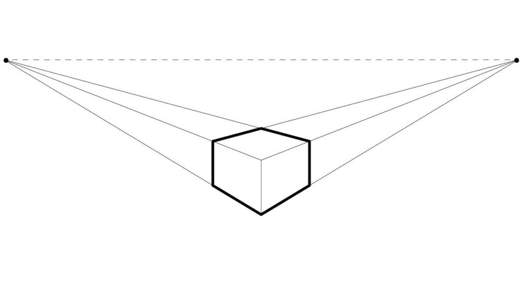2 point perspective drawing