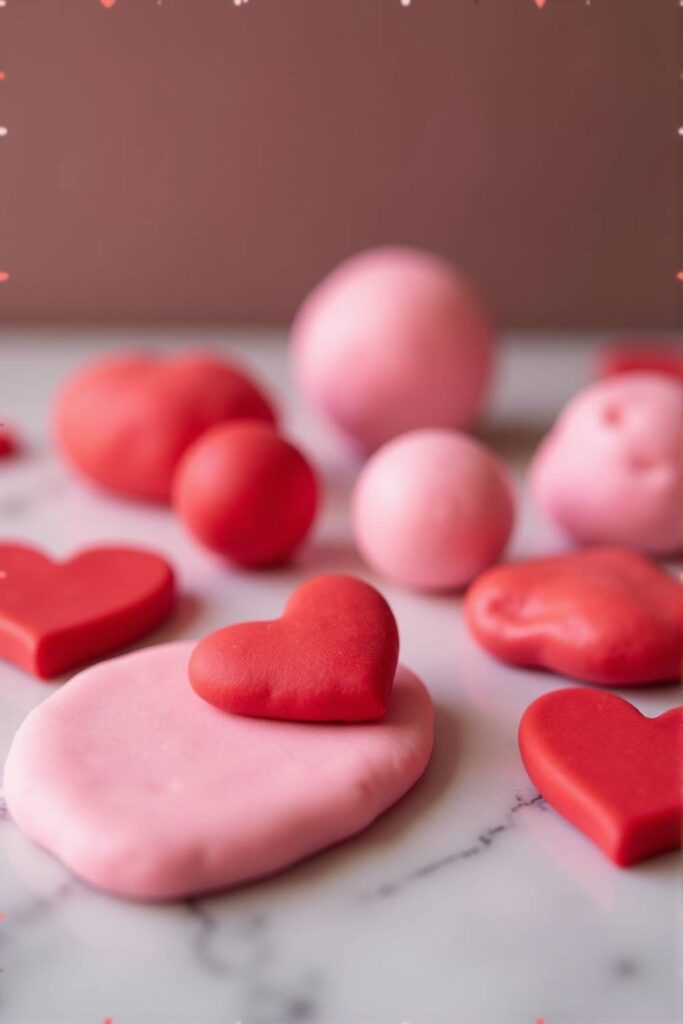valentine play dough