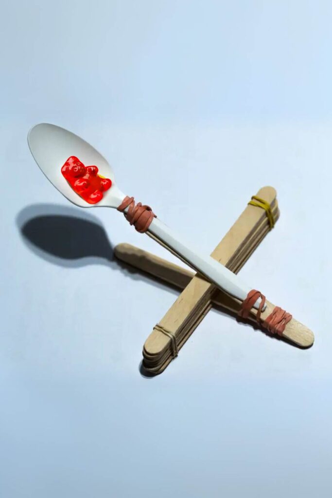 Craft Stick Catapult Gummy